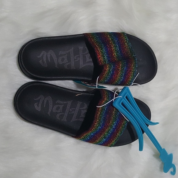 Shoes - Colorful Soccer Slide Slip on Sandals